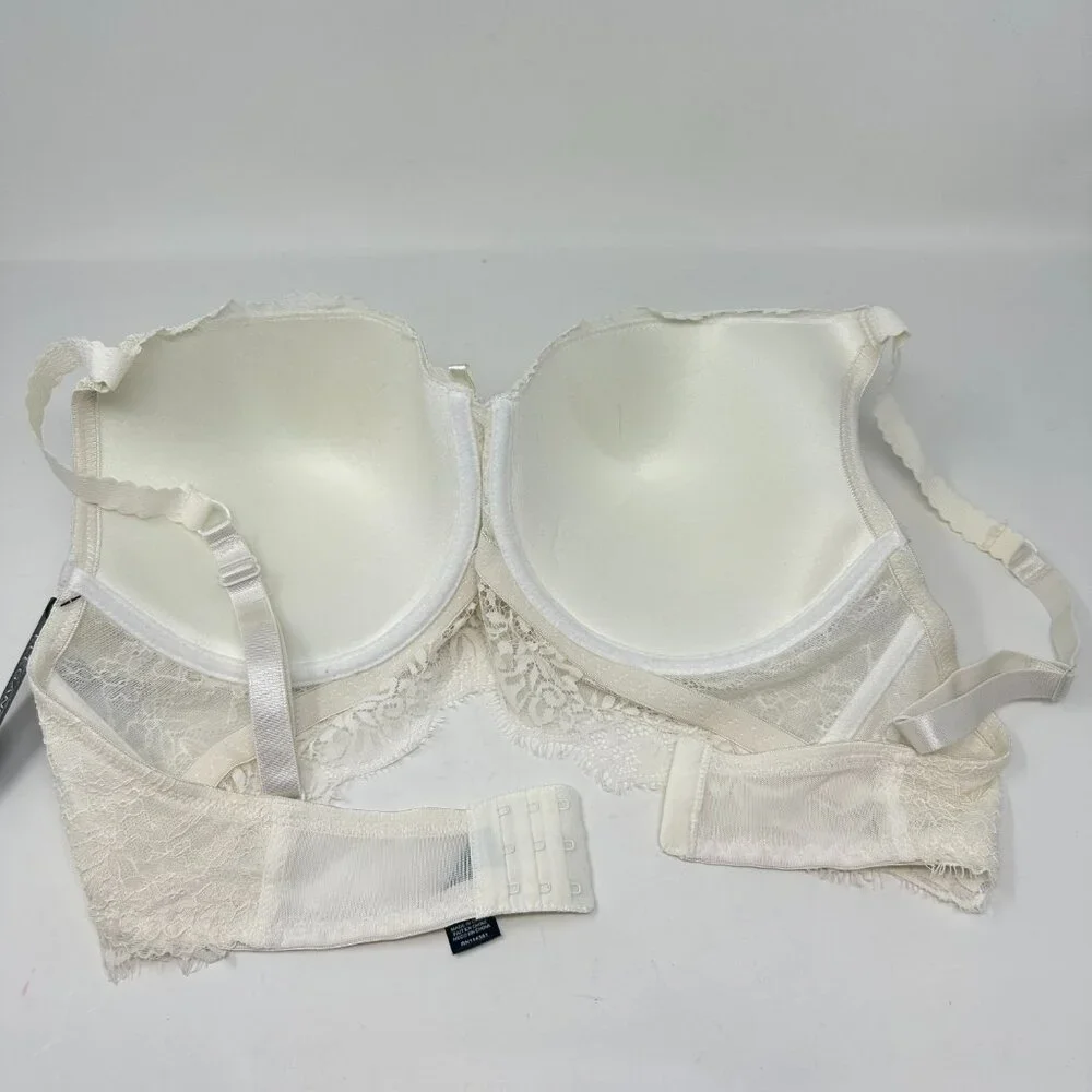 New York Elegance Bra Lace Gray 42D NEW